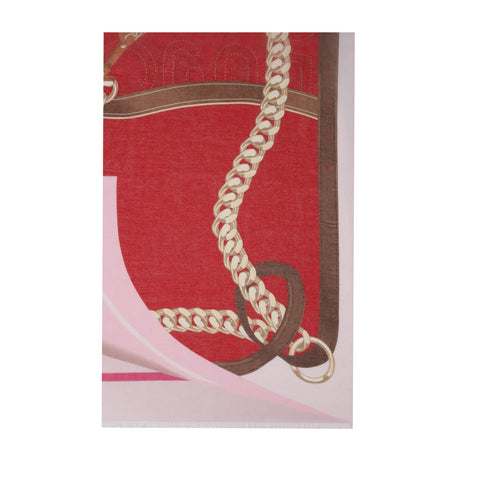 LIU JO Pashmina Pashmina Donna leggera con fantasia Rosso rosa P25 - LIU.JO2A5026T0300 - X0644 - UNI - Francavilla Moda